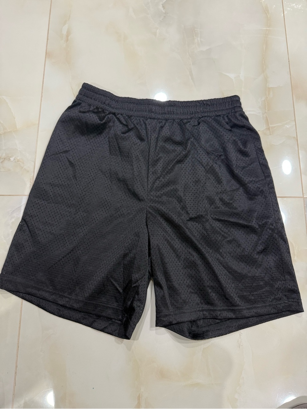STARTER Black Athletic Mesh Shorts